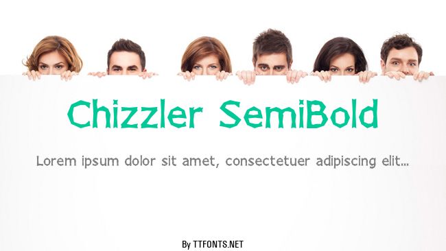 Chizzler SemiBold example